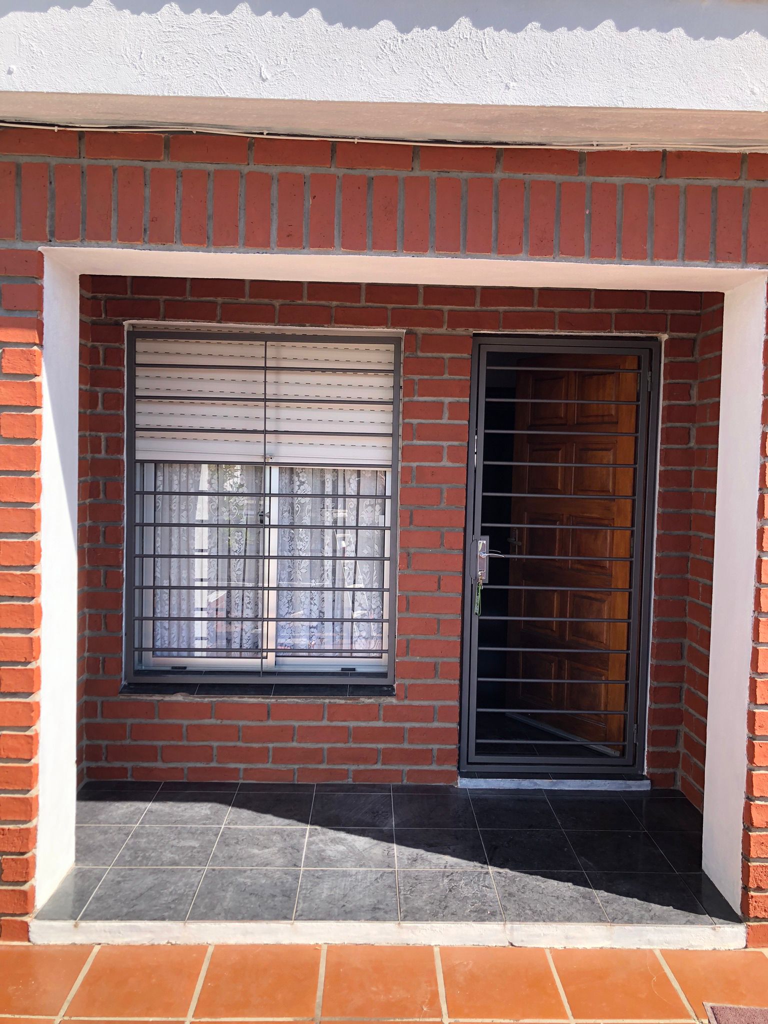 Rejas de ventana y puerta de hierro